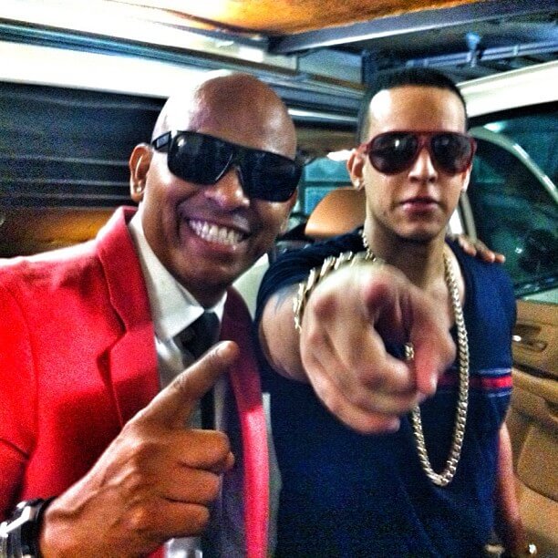 Sharing stage with Daddy Yankee